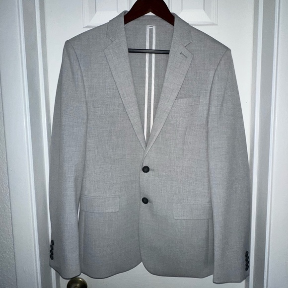Express Other - Express Extra Slim Light Gray Suit